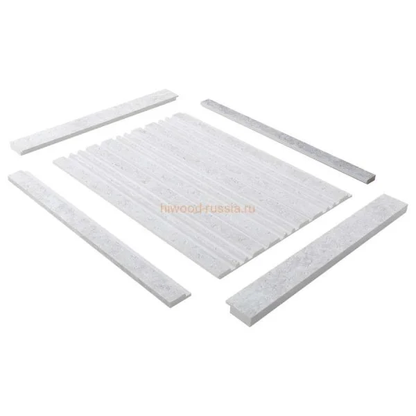 Финишный молдинг LF124B W50 левый декорированный (31х12х2700мм) в Саратове