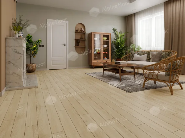 Каменно-полимерная плитка Alpine Floor Grand Sequoia Village Камфора ECO 11-507 4мм, 43 класс в Саратове