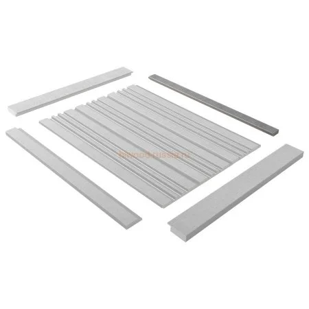 Финишный молдинг LF124B S339S левый декорированный (31х12х2700мм) в Саратове