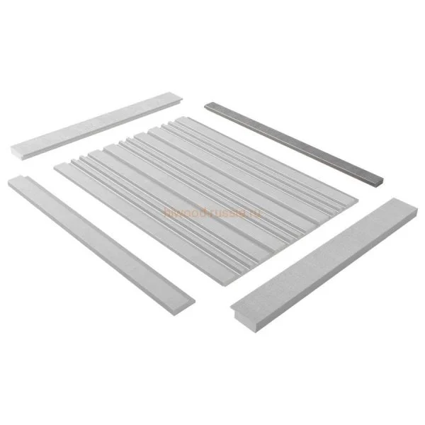 Финишный молдинг LF124B S339S левый декорированный (31х12х2700мм) в Саратове