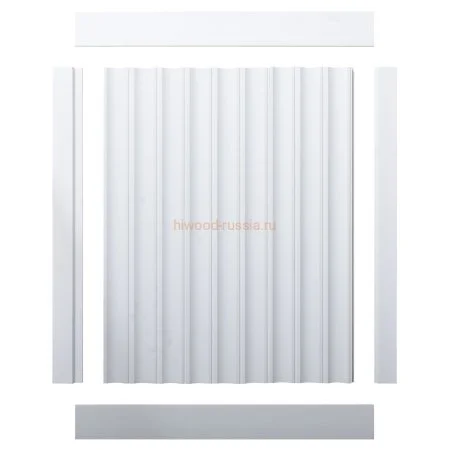 Финишный молдинг LF124A NP правый белый (42х12х2700мм) в Саратове