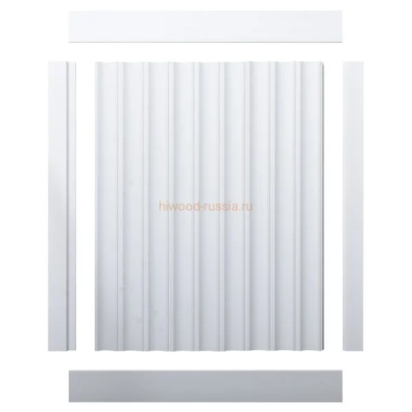 Финишный молдинг LF124A NP правый белый (42х12х2700мм) в Саратове