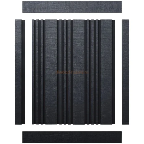 Финишный молдинг LF124B BK114K левый декорированный (31х12х2700мм) в Саратове