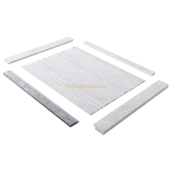 Финишный молдинг LF124A W50 правый декорированный (42х12х2700мм) в Саратове