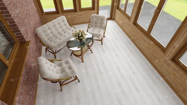 Каменно-полимерная плитка Alpine Floor Classic Дуб Выбеленный ECO 182-8, 4мм 43 класс в Саратове