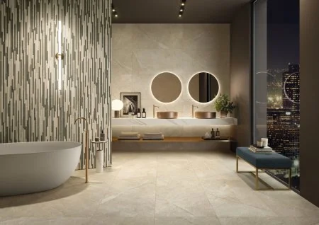 Керамогранит Italon Метрополис Вставка Стрип Ворм 26х75 (Натуральная) в Саратове