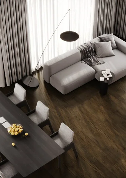 Паркетная доска Quartz Parquet Классик 5 мм Дуб Брауни 413 в Саратове