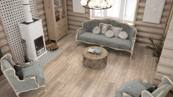 Каменно-полимерная плитка Alpine Floor Real Wood Дуб Натуральный ECO 2-5, 6 мм 43 класс в Саратове
