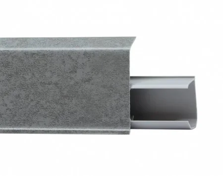 Пластиковый плинтус Royce №551 Грей (55х23х2200мм) в Саратове