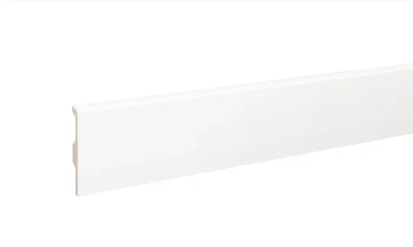 Плинтус дюрополимерный Bonkeel 01 Белый (80х14х2000 мм) в Саратове