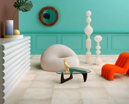 Керамогранит Coliseum Ривьера Уайт 60х60 (Натуральный и Реттифицированный) в Саратове