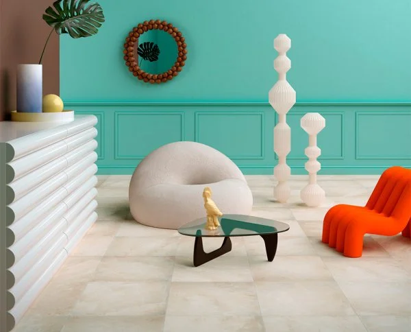 Керамогранит Coliseum Ривьера Уайт 60х60 (Натуральный и Реттифицированный) в Саратове