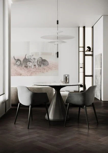 Паркетная доска Quartz Parquet Штучный паркет Дуб Смоляной 44-1258-01 в Саратове