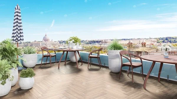 Каменно-полимерная плитка Alpine Floor Parqet Light Макадамия ECO 13-10, 4 мм 43 класс в Саратове