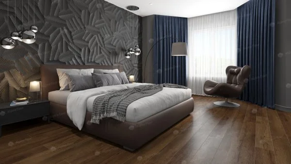 Кварц-виниловая плитка Alpine Floor Premium XL Дуб Шоколадный ЕСО 7-18, 8 мм. 43 класс в Саратове