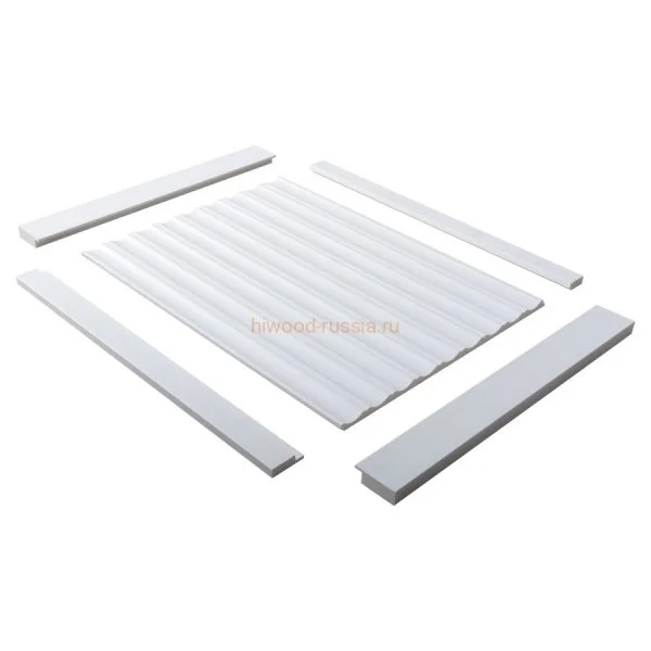 Финишный молдинг LF124A NP правый белый (42х12х2700мм) в Саратове