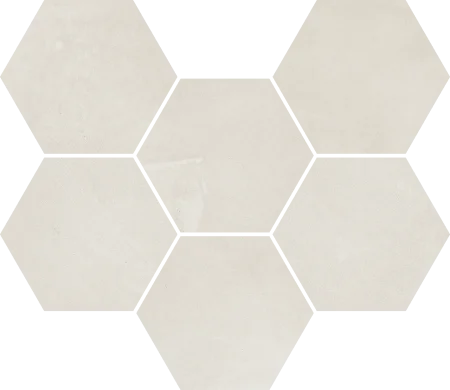 Керамогранит Italon Континуум Полар Мозаика Гексагон (Натуральная 25х29) в Саратове