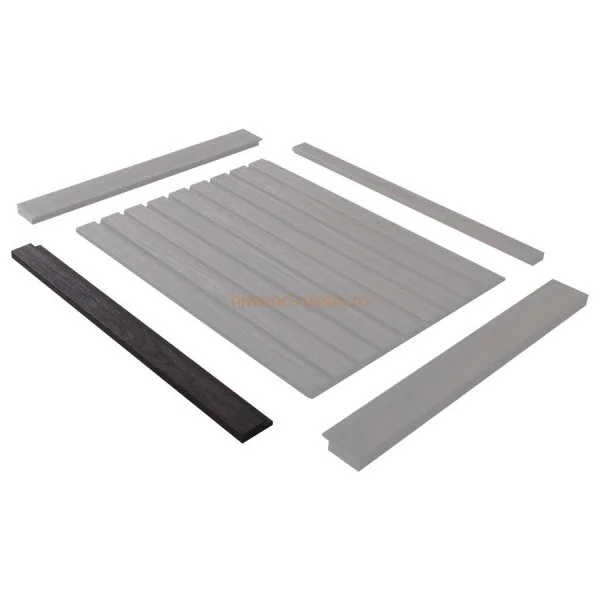 Финишный молдинг LF124A BR395 правый декорированный (42х12х2700мм) в Саратове