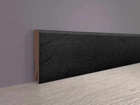 Плинтус MDF Bonkeel 24034 Чёрный Лофт (80х16х2400 мм) в Саратове