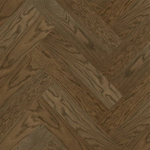 Паркетная доска Quartz Parquet Английская Ёлка Дуб Брауни 33-413 в Саратове