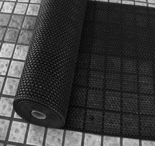 Грязезащитное рулонное покрытие ЗигЗаг Черный 5 мм (0,9 м) Китай в Саратове