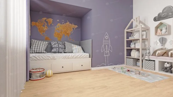 Каменно-полимерная плитка Alpine Floor Classic Дуб Ваниль Селект ECO 106-3, 4мм 43 класс в Саратове