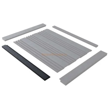 Финишный молдинг LF124A BK114K правый декорированный (42х12х2700мм) в Саратове