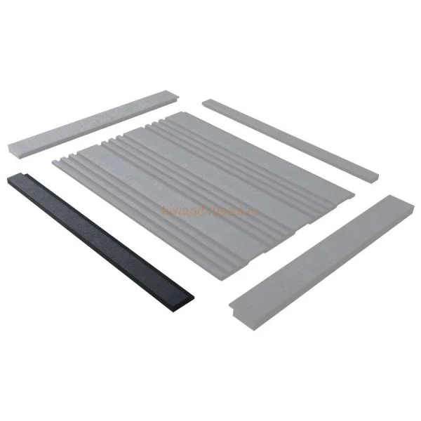 Финишный молдинг LF124A BK114K правый декорированный (42х12х2700мм) в Саратове