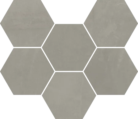 Керамогранит Italon Континуум Айрон Мозаика Гексагон (Натуральная 25х29) в Саратове