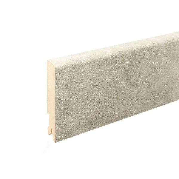 Плинтус MDF Bonkeel 24066 Бетон Лофт Светлый (80х16х2400 мм) в Саратове