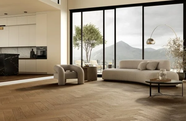 Паркетная доска Quartz Parquet Английская Ёлка Дуб Рустикальный 33-410 в Саратове