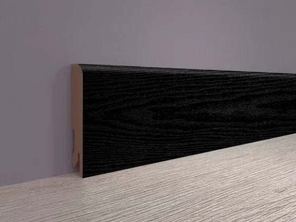 Плинтус MDF Bonkeel 24033 Чёрное Дерево (80х16х2400 мм) в Саратове