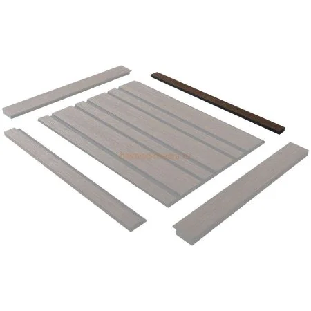 Финишный молдинг LF124B BR396K левый декорированный (31х12х2700мм) в Саратове