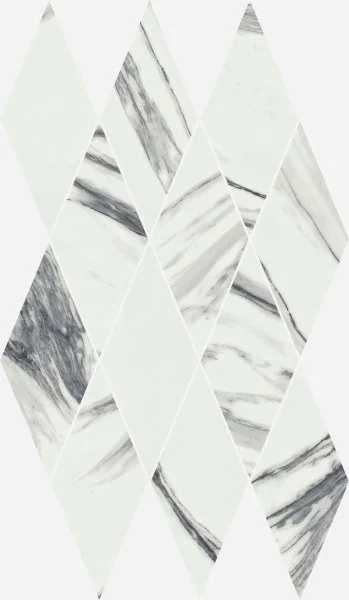 Керамогранит Italon Шарм Делюкс Статуарио Фантастико 28х48 мозаика Даймонд (Люкс) в Саратове