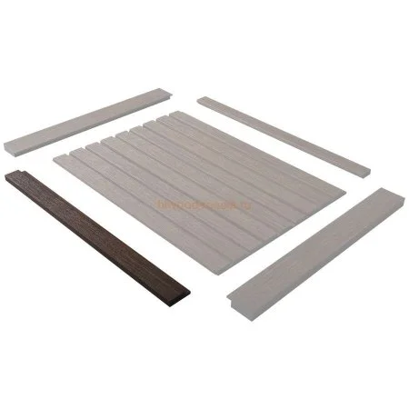 Финишный молдинг LF124A BR396 правый декорированный (42х12х2700мм) в Саратове