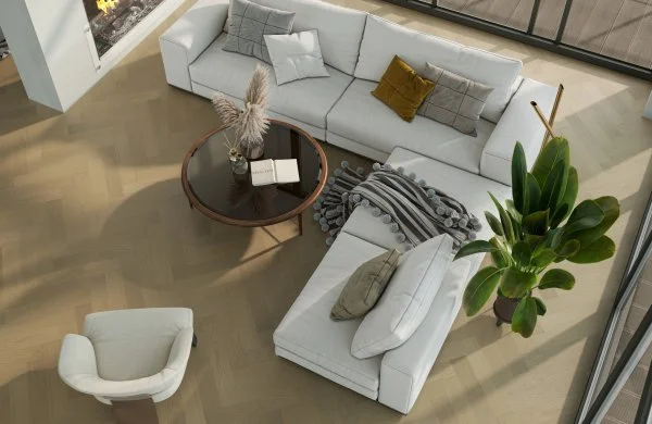 Паркетная доска Quartz Parquet Английская Ёлка Дуб Шампань 33-414 в Саратове