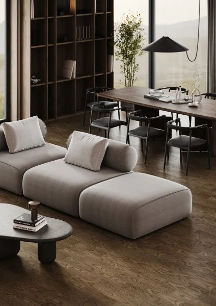 Паркетная доска Quartz Parquet Штучный паркет Дуб Брауни 44-413 в Саратове