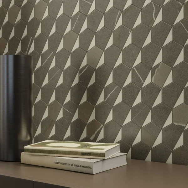 Керамогранит Italon Метрополис Мозаика Гексакон Ворм 25.4x31 (Натуральная) в Саратове