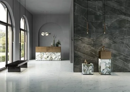 Керамогранит Vitra SityMarble Калакатта Блэк 60х120 (Лаппатированная и Реттифицированная) в Саратове
